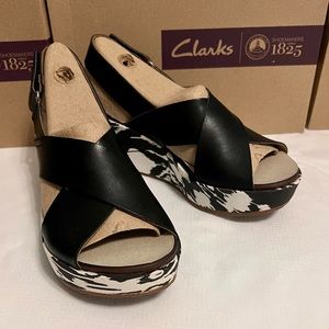Clarks Stasha Hale4 Black Women’s 6.5 NIB